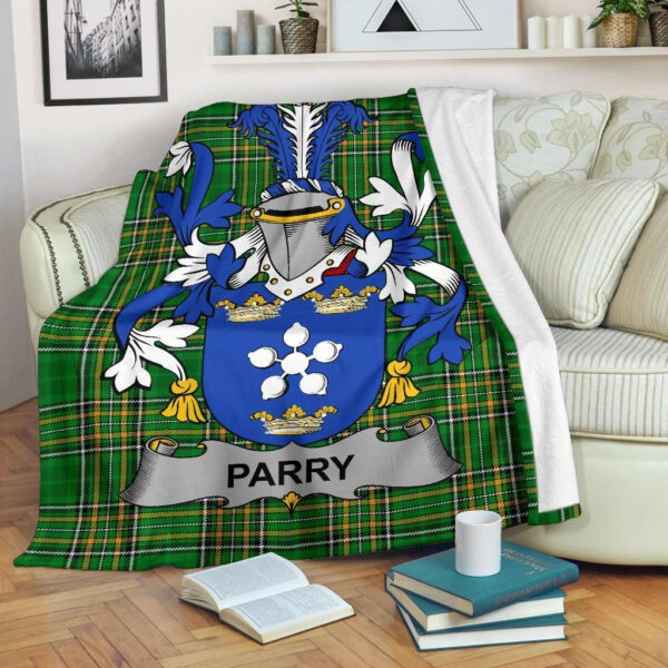 Ireland Premium Blanket - Parry Ireland Blanket Irish National Tartan