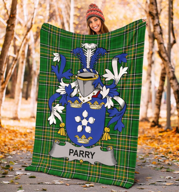 Ireland Premium Blanket - Parry Ireland Blanket Irish National Tartan - Image 4