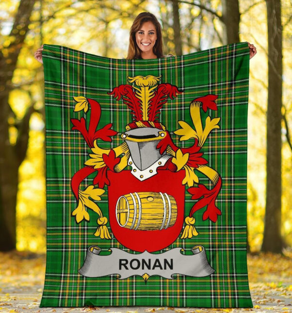 Ireland Premium Blanket - Ronan or O'Ronan Ireland Blanket Irish National Tartan - Image 5