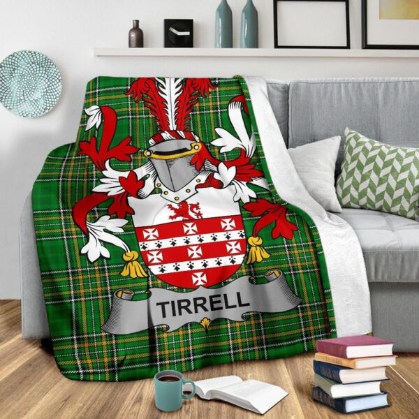 Ireland Premium Blanket - Tirrell Ireland Blanket Irish National Tartan - Image 3