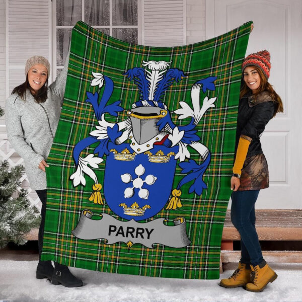 Ireland Premium Blanket - Parry Ireland Blanket Irish National Tartan - Image 6