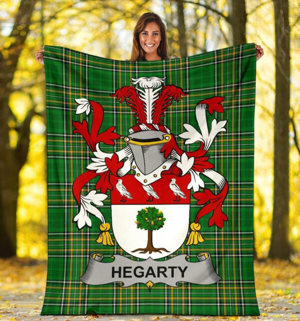 Ireland Premium Blanket - Hegarty or O'Hagerty Ireland Blanket Irish National Tartan - Image 5