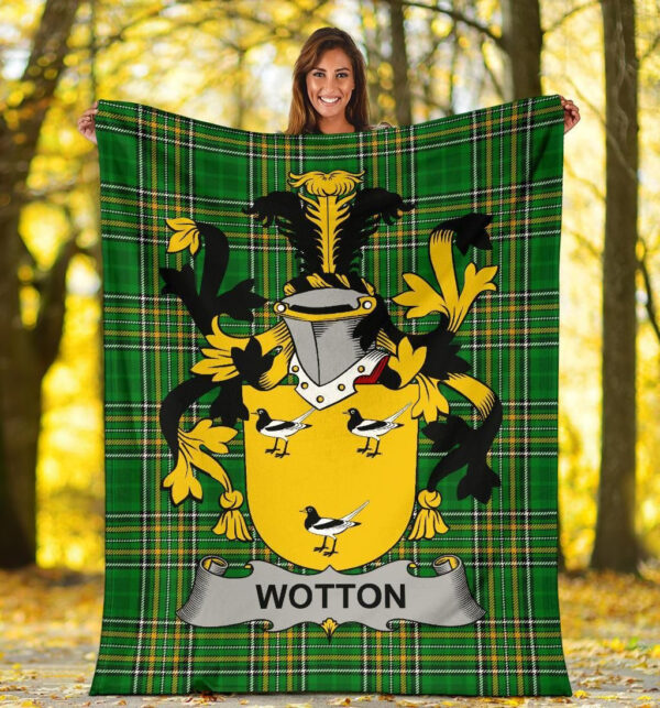 Ireland Premium Blanket - Wotton Ireland Blanket Irish National Tartan - Image 5