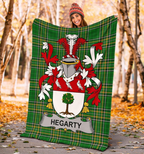 Ireland Premium Blanket - Hegarty or O'Hagerty Ireland Blanket Irish National Tartan - Image 4