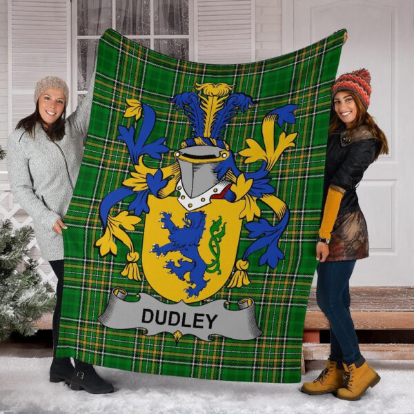 Ireland Premium Blanket - Dudley Ireland Blanket Irish National Tartan - Image 6