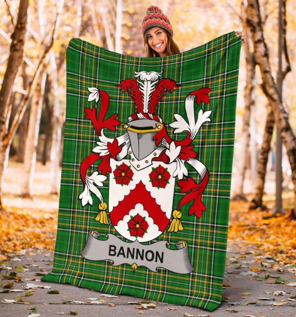 Ireland Premium Blanket - Bannon or O'Bannon Ireland Blanket Irish National Tartan - Image 4