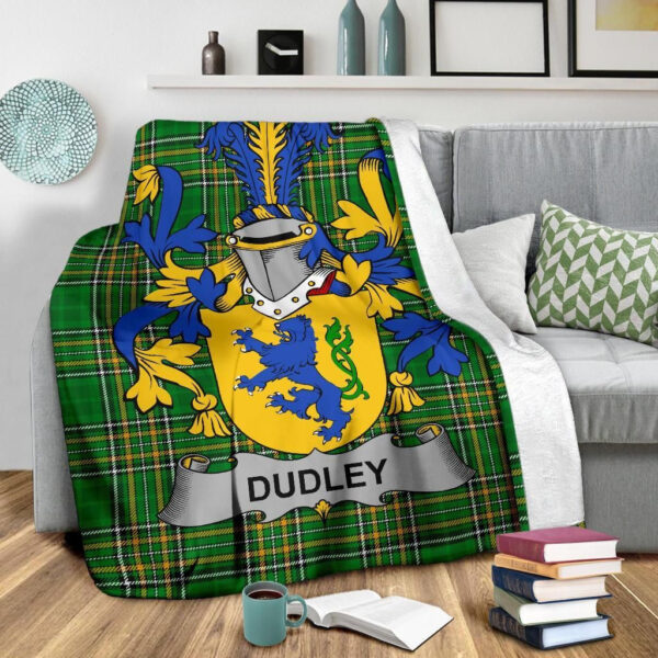 Ireland Premium Blanket - Dudley Ireland Blanket Irish National Tartan - Image 3