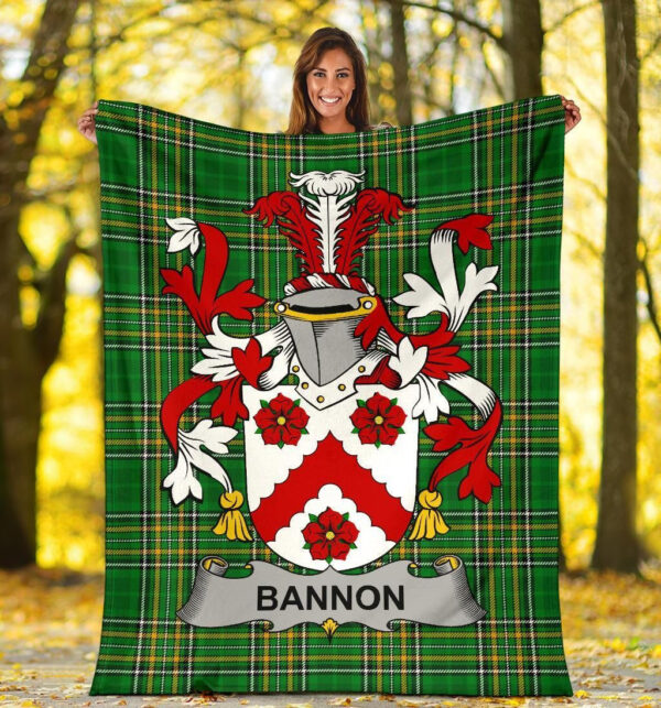 Ireland Premium Blanket - Bannon or O'Bannon Ireland Blanket Irish National Tartan - Image 5