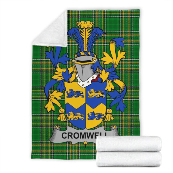 Ireland Premium Blanket - Cromwell Ireland Blanket Irish National Tartan - Image 6