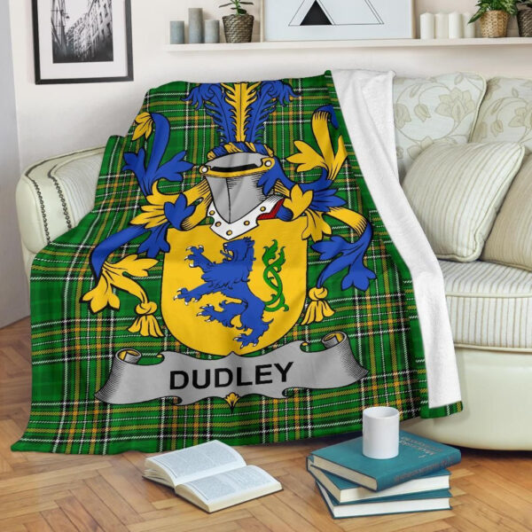 Ireland Premium Blanket - Dudley Ireland Blanket Irish National Tartan