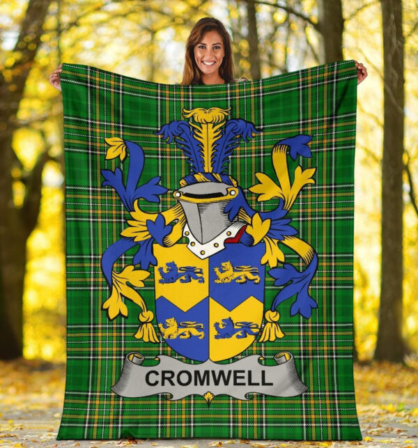 Ireland Premium Blanket - Cromwell Ireland Blanket Irish National Tartan - Image 4