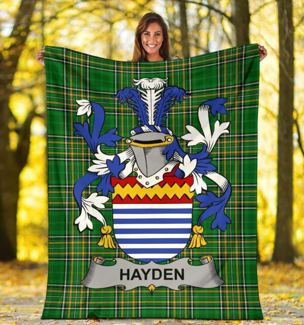 Ireland Premium Blanket - Hayden or O'Hayden Ireland Blanket Irish National Tartan - Image 4