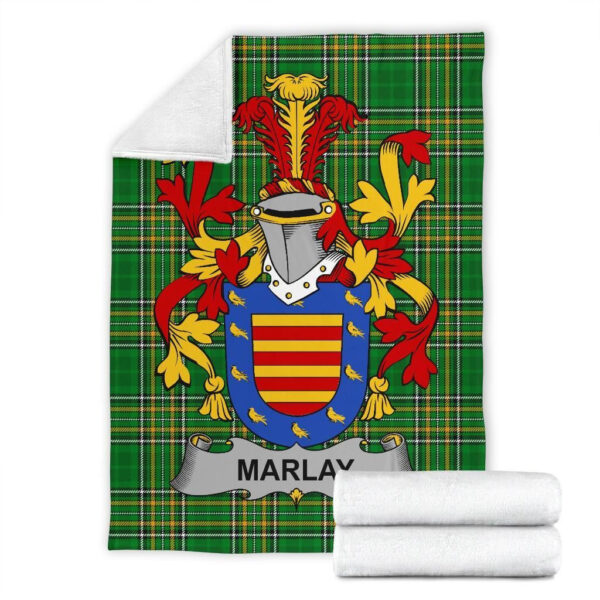 Ireland Premium Blanket - Marlay or O'Marley Ireland Blanket Irish National Tartan - Image 7