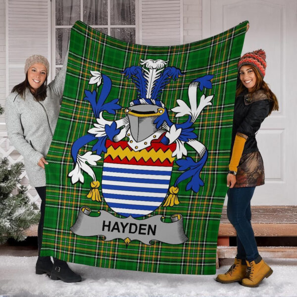 Ireland Premium Blanket - Hayden or O'Hayden Ireland Blanket Irish National Tartan - Image 5