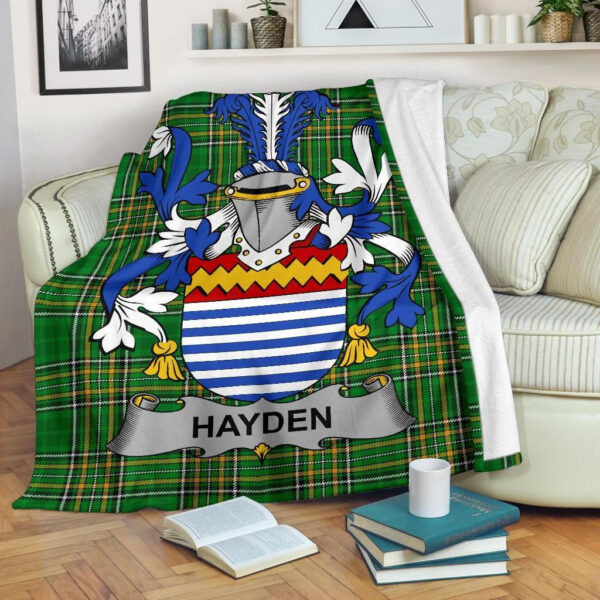 Ireland Premium Blanket - Hayden or O'Hayden Ireland Blanket Irish National Tartan