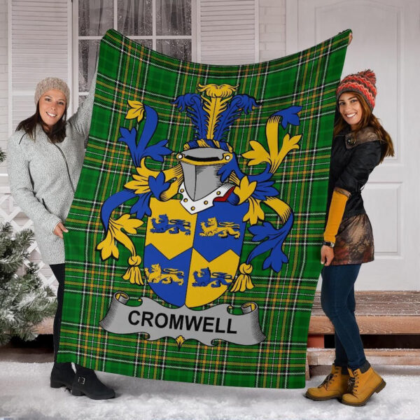 Ireland Premium Blanket - Cromwell Ireland Blanket Irish National Tartan - Image 5