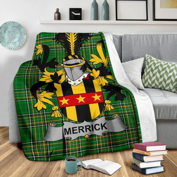 Ireland Premium Blanket - Merrick or Meyrick Ireland Blanket Irish National Tartan - Image 3