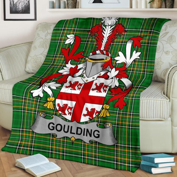 Ireland Premium Blanket - Goulding or O'Goillin Ireland Blanket Irish National Tartan - Image 2