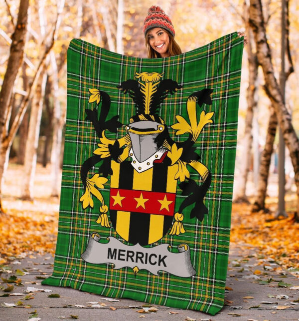 Ireland Premium Blanket - Merrick or Meyrick Ireland Blanket Irish National Tartan - Image 4