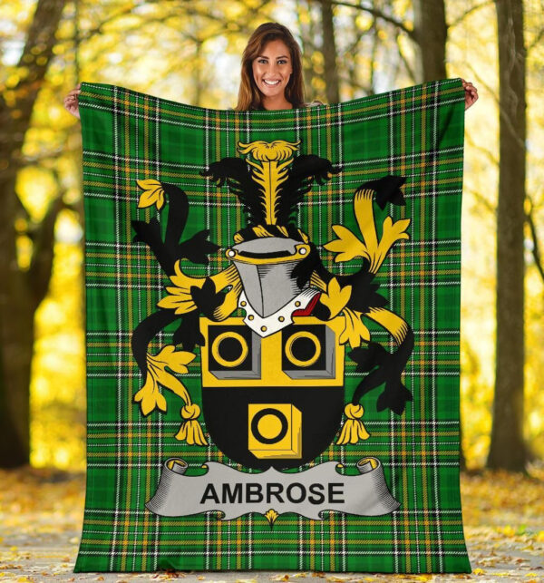 Ireland Premium Blanket - Ambrose Ireland Blanket Irish National Tartan - Image 5