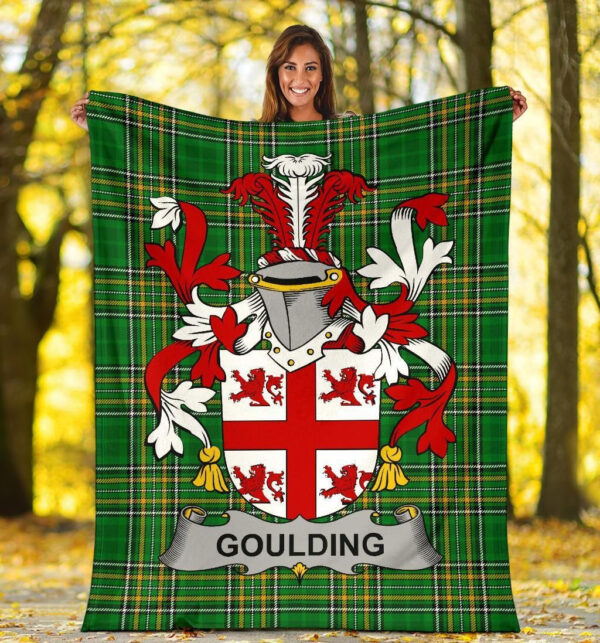 Ireland Premium Blanket - Goulding or O'Goillin Ireland Blanket Irish National Tartan - Image 5