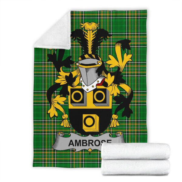 Ireland Premium Blanket - Ambrose Ireland Blanket Irish National Tartan - Image 7