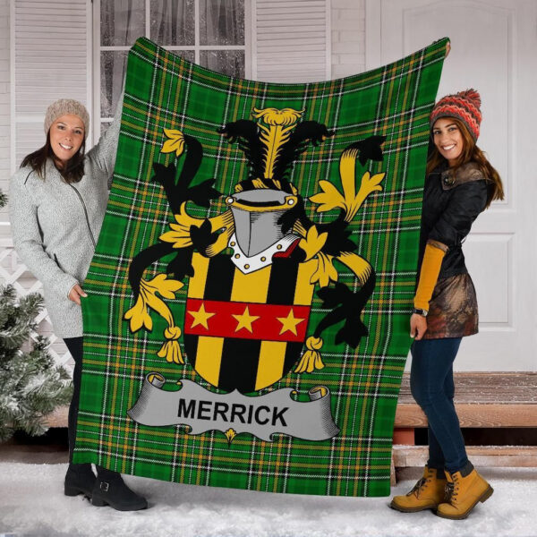 Ireland Premium Blanket - Merrick or Meyrick Ireland Blanket Irish National Tartan - Image 6