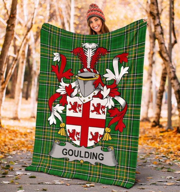 Ireland Premium Blanket - Goulding or O'Goillin Ireland Blanket Irish National Tartan - Image 4