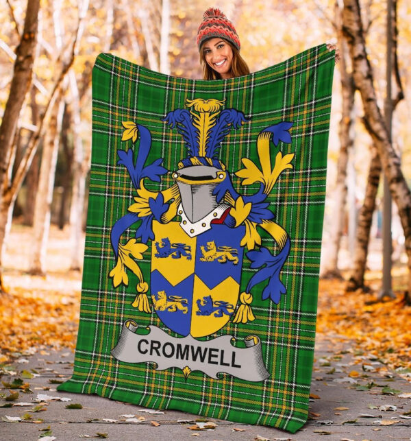 Ireland Premium Blanket - Cromwell Ireland Blanket Irish National Tartan - Image 3