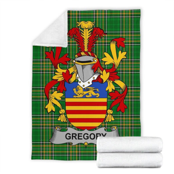 Ireland Premium Blanket - Gregory Ireland Blanket Irish National Tartan - Image 7