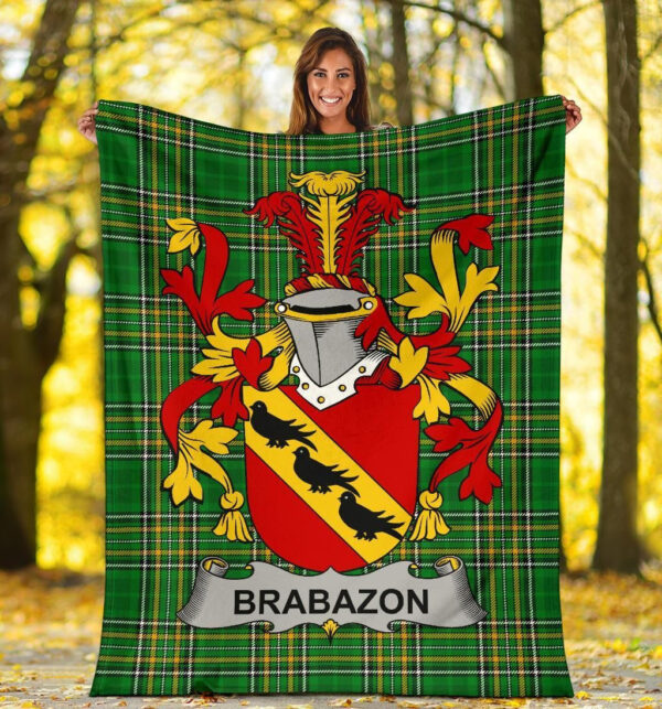 Ireland Premium Blanket - Brabazon Ireland Blanket Irish National Tartan - Image 5