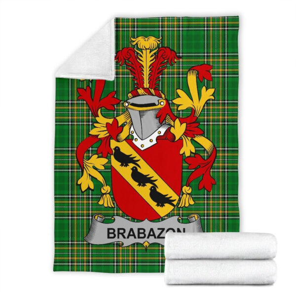 Ireland Premium Blanket - Brabazon Ireland Blanket Irish National Tartan - Image 7