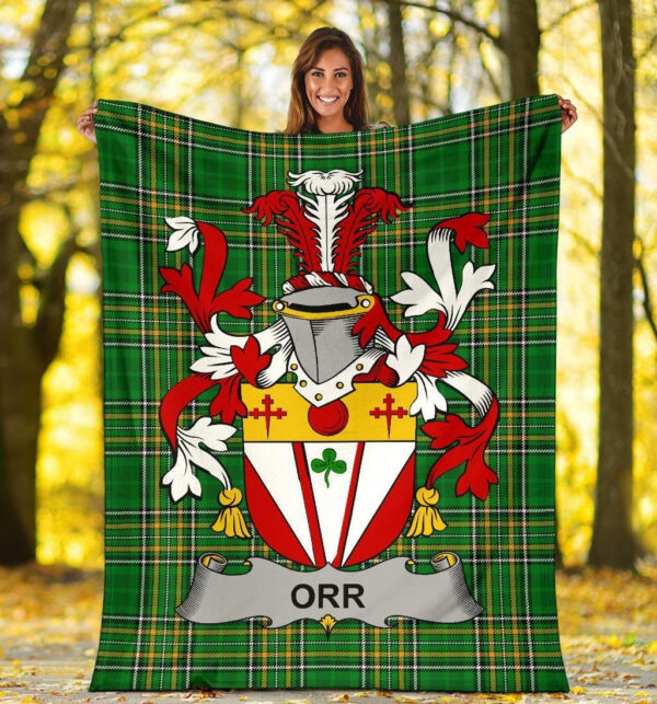 Ireland Premium Blanket - Orr Ireland Blanket Irish National Tartan - Image 5