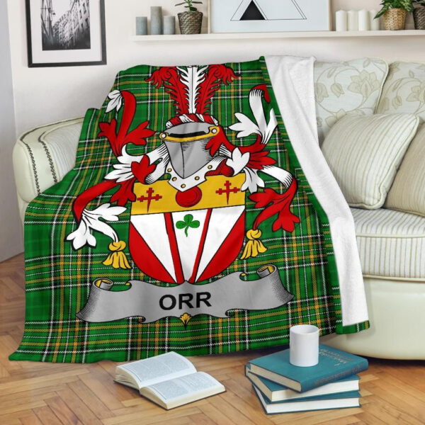 Ireland Premium Blanket - Orr Ireland Blanket Irish National Tartan