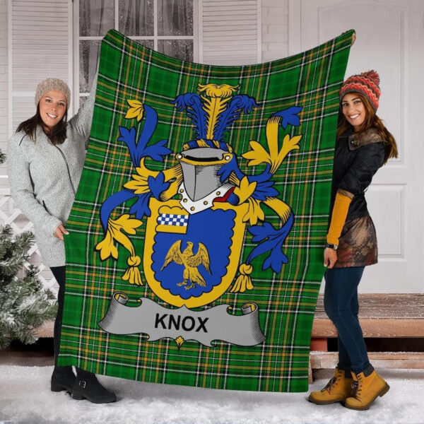 Ireland Premium Blanket - Knox Ireland Blanket Irish National Tartan - Image 6