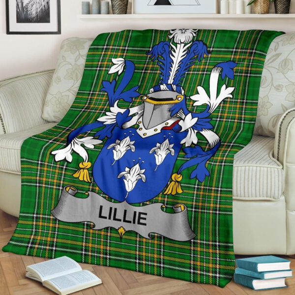 Ireland Premium Blanket - Lillie or MacLilly Ireland Blanket Irish National Tartan - Image 2