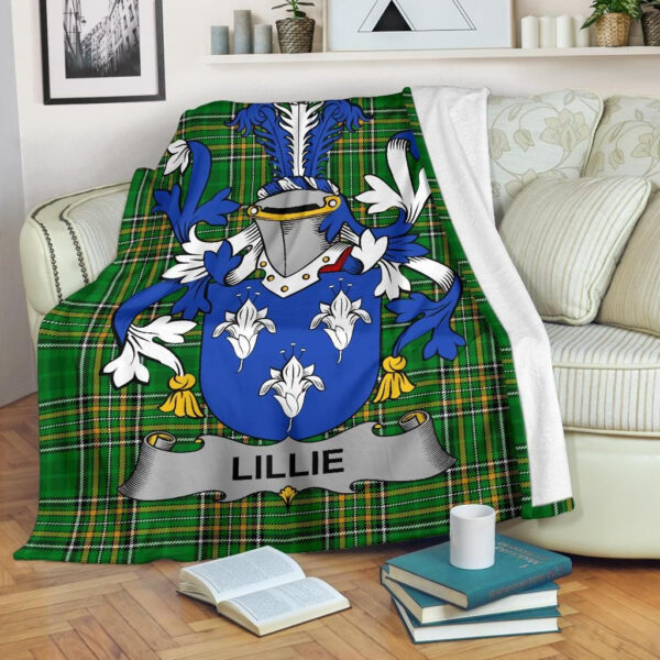 Ireland Premium Blanket - Lillie or MacLilly Ireland Blanket Irish National Tartan