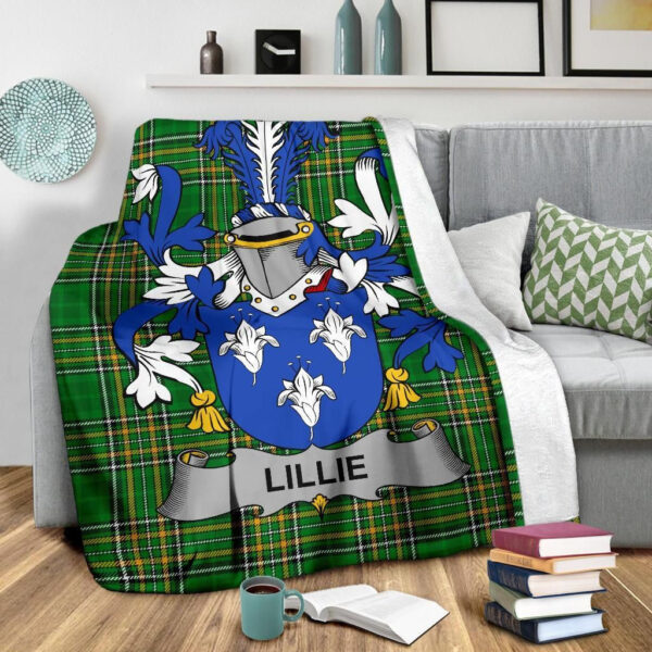 Ireland Premium Blanket - Lillie or MacLilly Ireland Blanket Irish National Tartan - Image 3