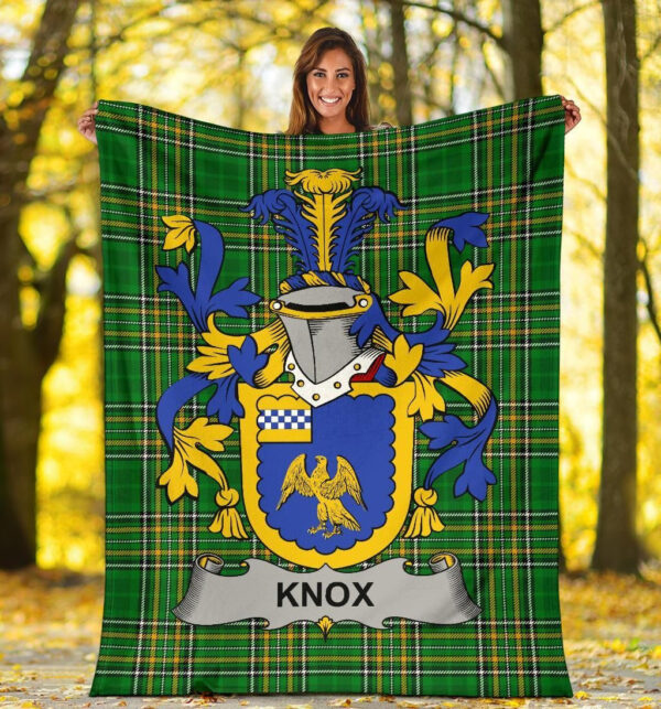 Ireland Premium Blanket - Knox Ireland Blanket Irish National Tartan - Image 5