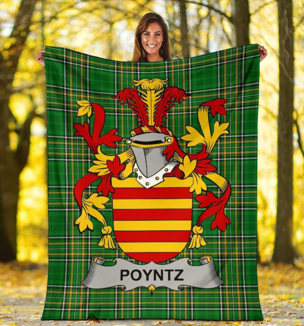 Ireland Premium Blanket - Poyntz Ireland Blanket Irish National Tartan - Image 5