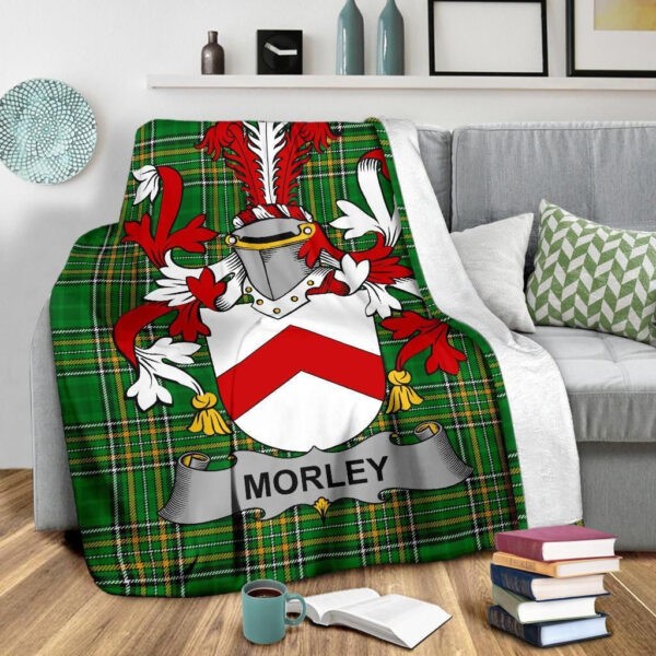 Ireland Premium Blanket - Morley Ireland Blanket Irish National Tartan - Image 3