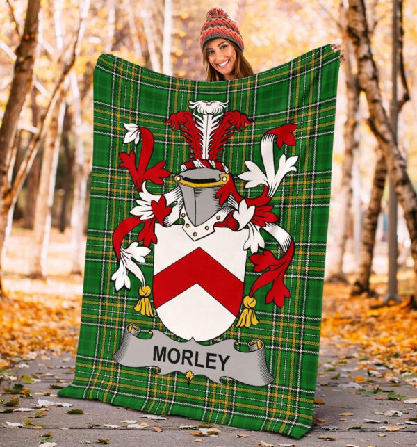 Ireland Premium Blanket - Morley Ireland Blanket Irish National Tartan - Image 4