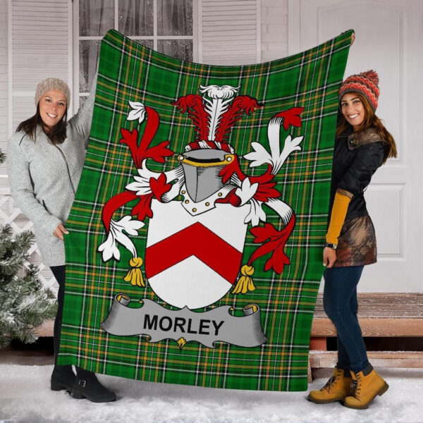 Ireland Premium Blanket - Morley Ireland Blanket Irish National Tartan - Image 6