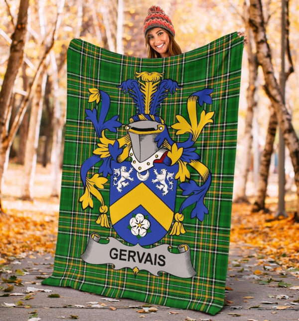 Ireland Premium Blanket - Gervais Ireland Blanket Irish National Tartan - Image 4