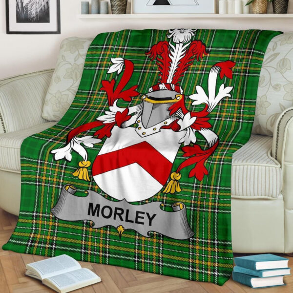 Ireland Premium Blanket - Morley Ireland Blanket Irish National Tartan - Image 2