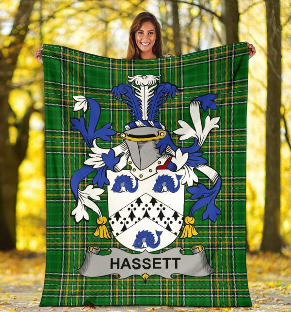 Ireland Premium Blanket - Hassett or Hasset Ireland Blanket Irish National Tartan - Image 5