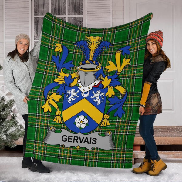 Ireland Premium Blanket - Gervais Ireland Blanket Irish National Tartan - Image 5