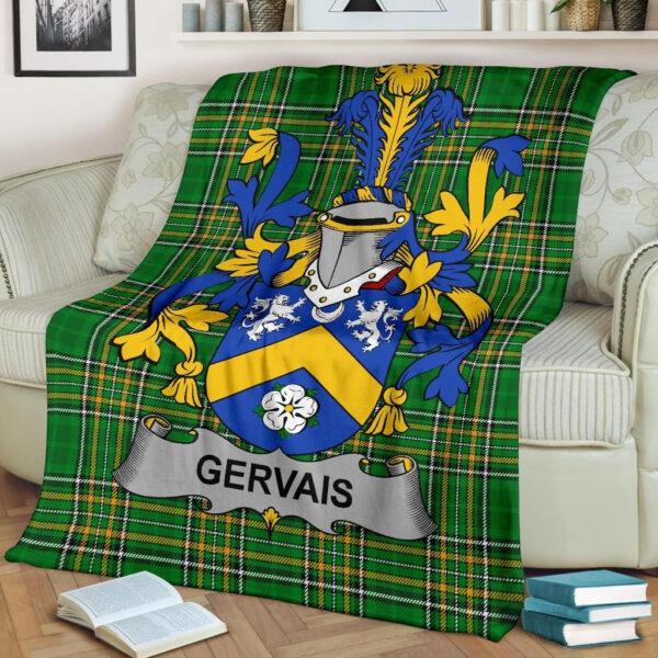 Ireland Premium Blanket - Gervais Ireland Blanket Irish National Tartan - Image 2