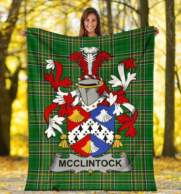 Ireland Premium Blanket - McClintock Ireland Blanket Irish National Tartan - Image 5