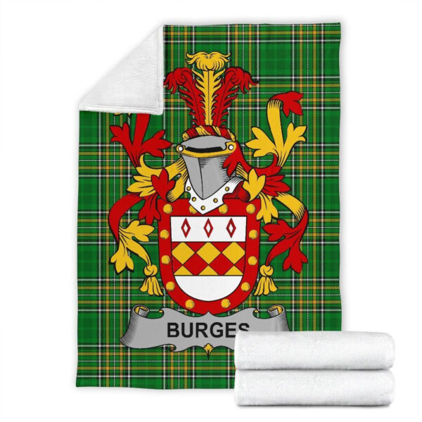 Ireland Premium Blanket - Burges Ireland Blanket Irish National Tartan - Image 7